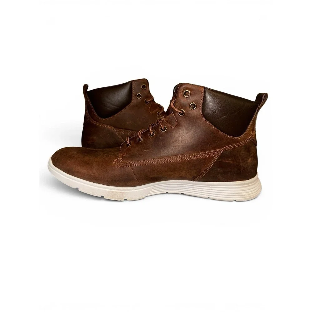Timberland Killington Chukka Brown Full Grain Leather Sneaker Boots Mens Sz 11